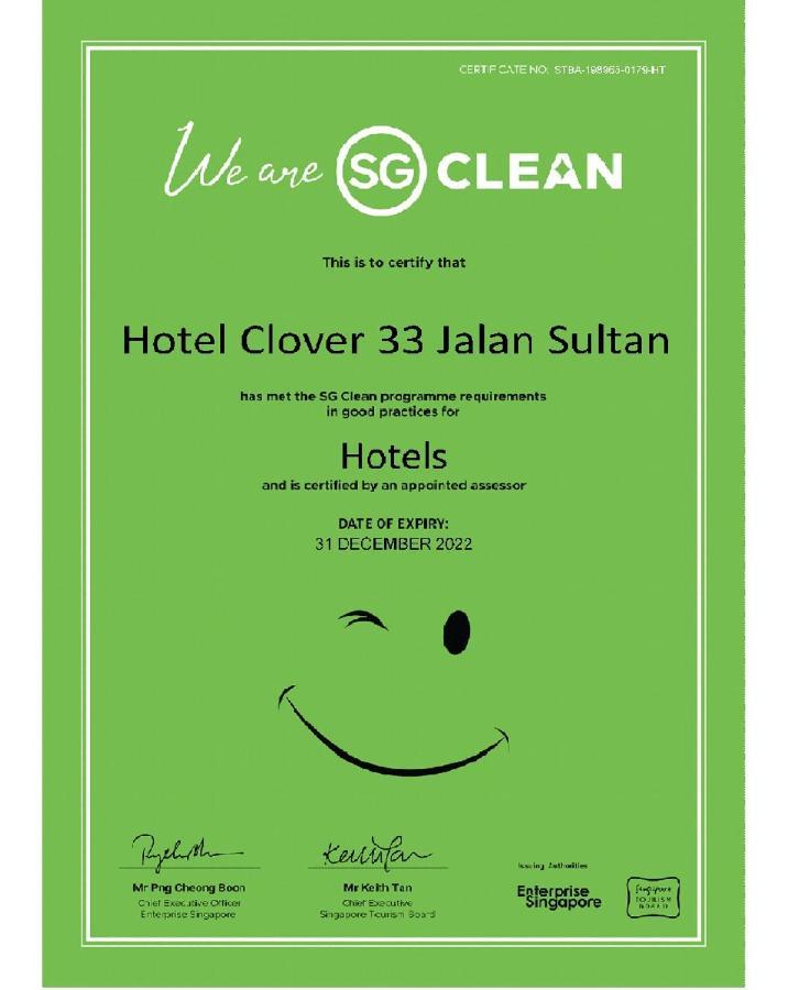 Hotel Clover 33 Jalan Sultan Сінгапур Екстер'єр фото
